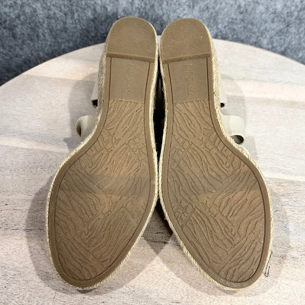 Life Stride Velocity 2.0 Kascade Sandal Womens 6.5 Almond Milk NEW